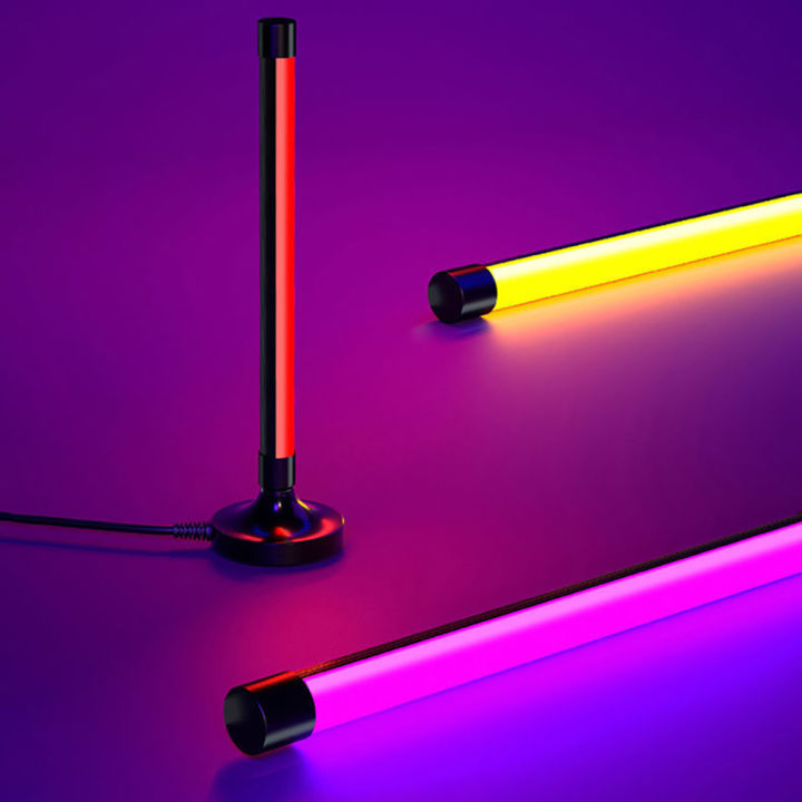 LED Night Light Atmosphere Fill Light Tube Portable Photography Lighting Stick USB Rechargeable Selfie Lamp Live Table lamp