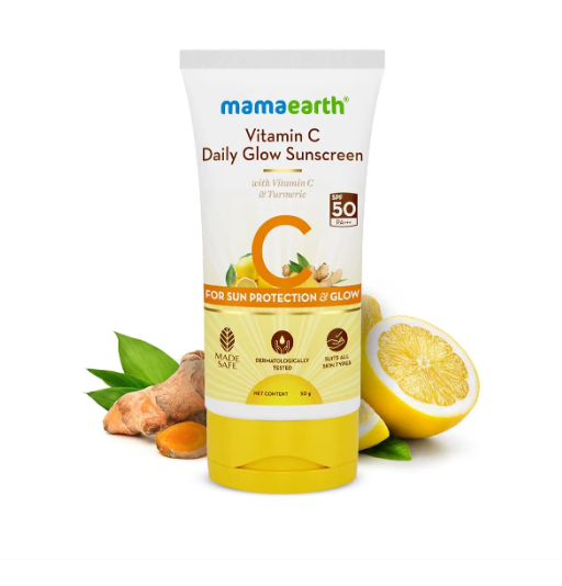 Mamaearth Vitamin C Daily Glow Sunscreen (50gm)