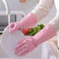 Housework Dishwashing Gloves Rubber Latex Kitchen Cleaning Brush Pot Durable Washing Clothes Plastic Waterproof. 