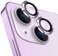 For Apple iPhone 14 6.1" / iPhone 14 Plus 6.7" / iPhone 14+ 6.7" Camera Protector WSKEN Metal Ring Tempered Glass Camera Lens Protector. 