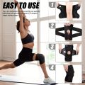 1pc Breathable Knee Pads with Side Stabilizers and Soft Bandages for Knee Arthritis Support.
