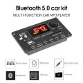 80W DIY Amplifier Bluetooth 5.0 Decoder Board 40W 12V Handsfree FM Radio TF USB Car Audio Music Player Speakers Volume Control.