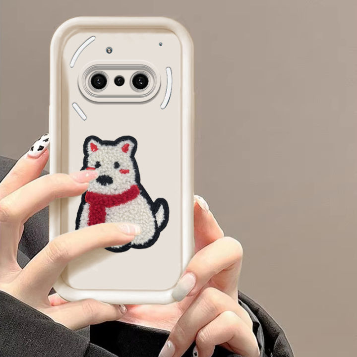 Tokifu%20For%20Nothing%20Phone%203A%20With%20DIY%20Cute%20Puppy%20Sticker%20-%20Step%20Lens%20Full%20Pack%20Thickened%20Anti-Drop%20Silicone%20Phone%20Case%20-%20Image%204