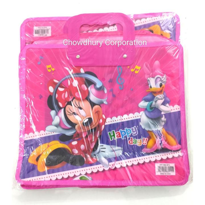 Nice Barbie Cartoon Handle File / Documents Carrier Exam File Bag ...