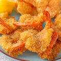 Headless, Shell-less, Tail-on Chaka/Bagda Chingi, Breaded Shrimp – 500g | Delicious & Convenient. 
