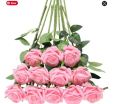 Silk Flower Bouquet Artificial Flowers for Home and Wedding Decoration, Long Lasting, Natural Looking. 