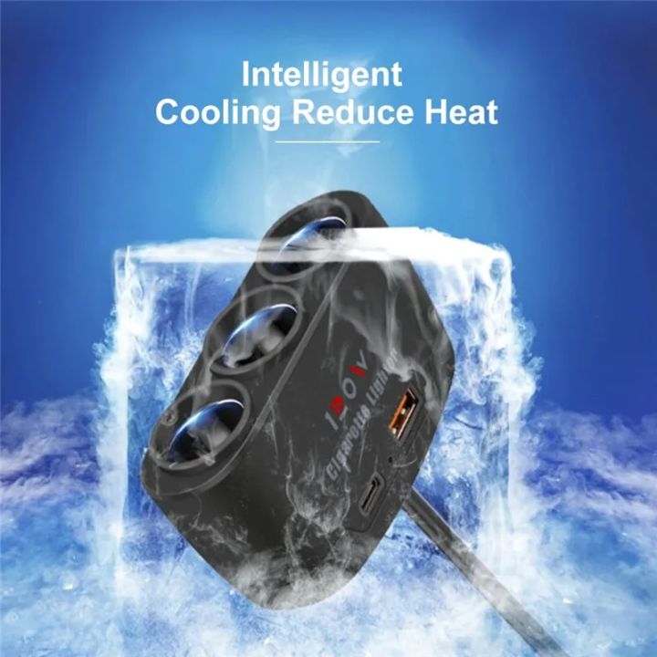 120W%20Car%20Charger%2012V%2024V%203%20Socket%20Cigarette%20Lighter%20Splitter%20Dual%20USB%20PD%20Car%20Power%20Conversion%20Plug%20Fast%20Charge%20Adapter%20for%20Phone%20-%20Image%206