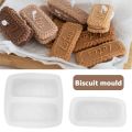 3D Silicone Biscuit Shape Candle Mold Home Cars Aromatherapy Decor DIY Crafts Biscuit Chocalate Baking Mould Handmade Tool. 