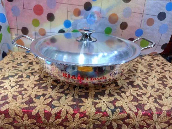 Kiam%2030cm%20Korai%20Pure%20Aluminium%20Cookware%20With%20Aluminium%20Lid%20-%20Image%205