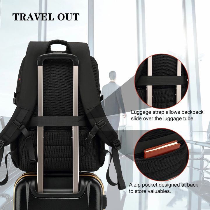 CoolBELL%20Lunch%20Backpack%2015.6/17.3%20Inches%20Laptop%20Backpack%20with%20Insulated%20Compartment%20/%20USB%20Port%20For%20Hiking%20Work%20Travel%20Men%20Women%20-%20Image%205