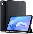 Akkerds Compatible with iPad (A16) 11th Generation Case 11 Inch 2025, for iPad 10th Generation Case 10.9 Inch 2022 with Pencil Holder, Slim Trifold Stand Protective Cover with Soft TPU Back, Black. 