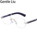 Small Rectangle Rimless Sunglasses Men 2023 New Fashion Square Frameless Sun Glasses for Male Shades Lunettes De Soleil Homme. 