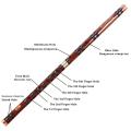 Bamboo Flute Musical Instruments D Key Chinese Dizi Transversal. 