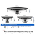 3 Pack Gas Stove Burner Caps and Burner Head Replacement Kit Universal Cooker Hat Set As Shown Metal Fit Most Gas Stove Burners.