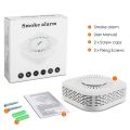 Wireless Smoke Detector Compatible with Sonoff RF Bridge for Smart Home Alarm Security 433MHz Sensitive Super-long standby life.