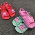 Summer New Girls' Plastic Sandals Student Small Medium Large Children's Shoes Korean-Style Girls' Waterproof Integrated Plastic Shoes. 