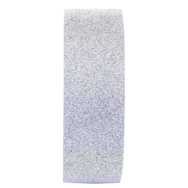 NXFDSIOZ%204pcs%2010M%20Glitter%20Tape%20Stick%20Self%20Adhesive%20Sticker%20Label%20Decorative%20Paper%20DIY%20Silver%20-%20Image%202