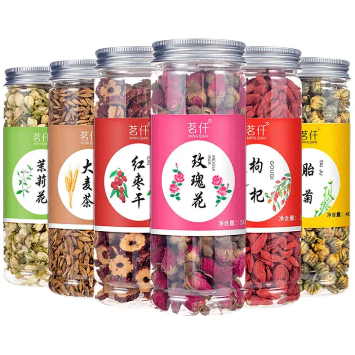 Wholesale Canned Combination Scented Tea Herbal Tea Red Dates Wolfberries Rose Honeysuckle Lemon Baby Chrysanthemum Tea Fruit Tea
