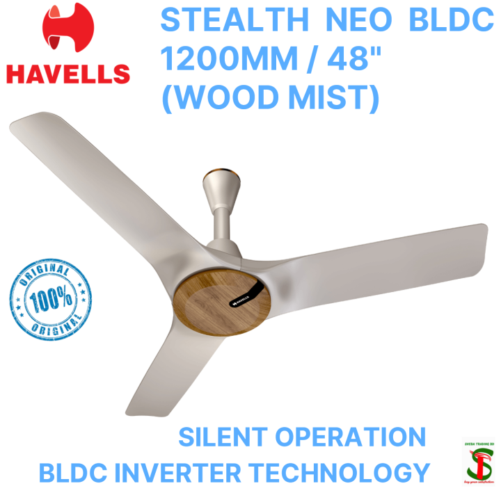Havells%20Stealth%20Air%20Neo%20BLDC%201200mm%20/%2048"%20Ceiling%20Fan%20(Silver%20Ash)%20%7C%20Made%20in%20India%20-%20Image%202