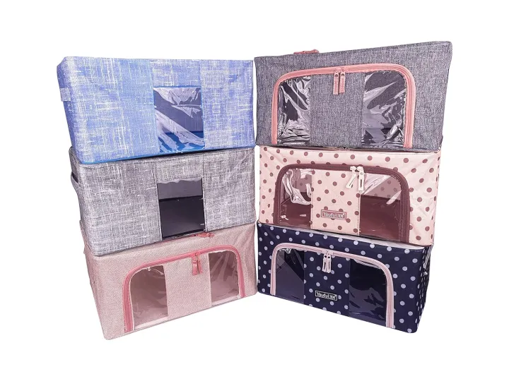 Foldable%2024Ltr%20Steel%20Frame%20Clothes%20Storage%20Boxes%20with%20Zipper%20Lock%20System%20for%20Cloth%20Saree%20Blanket%20Bed%20Sheet%20Shoes%20Toys%20Closet%20Organizer%20Sari%20Cover%20Box...%20-%20Image%202