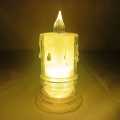 1 pcs Flameless LED Tea Lights Candles Battery Powered Flickering Pillar Candles Votive Tealight Romantic Party Home Decor. 