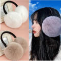 Warm Ear muffs Winter warmer Solid colors Cosy Winter ear muffs Soft Fluffy plush Fluffy ear muffs for Outdoor activities. 