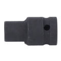 Square Tap Socket, Square Socket 1/2 Inch Black Phosphate Coated for Pneumatic Wrench. 