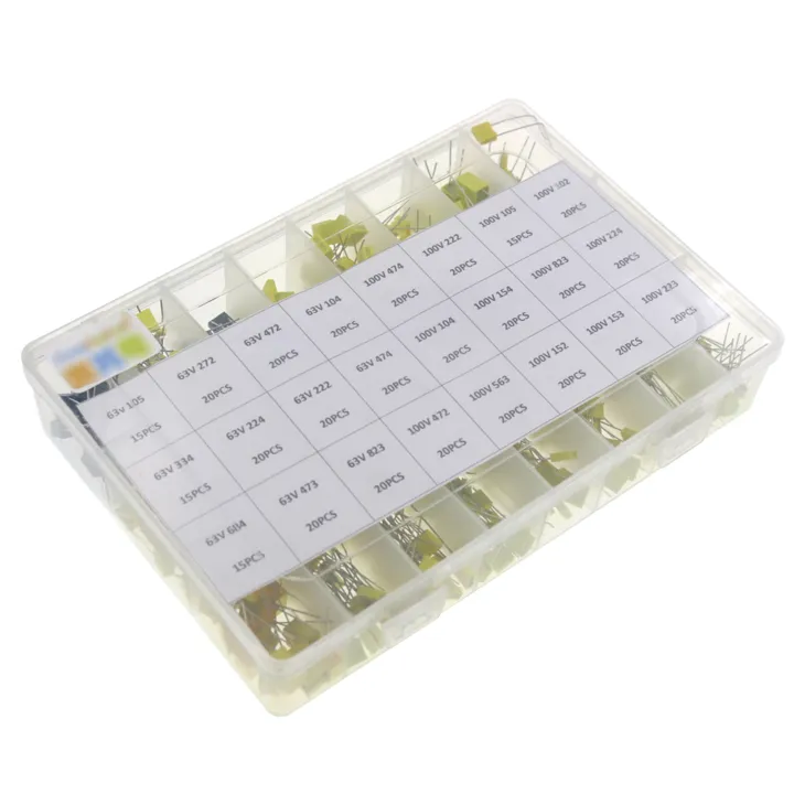 KOGEEK%20460pcs%2024%20Values%2063V%20&%20100V%20Electrolytic%20Capacitor%20Assortment%20Kit%20Assorted%20Capacitors%20with%20Storage%20Box%20-%20Image%205