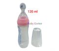 Baby Full Silicone spoon Feeder 120 ml (Multicolor). 