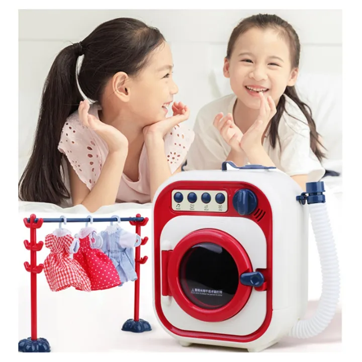 Children'S%20Washing%20Machine%20Toys%20Mini%20Simulation%20Furniture%20Rotatable%20Washing%20Can%20Add%20Water%20Music%20with%20Lights%20Birthday%20Gift%20-%20Image%204