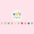 Panda Online 100PCS Soft Chirp Series Washi Tape Stickers INS Album Diary Journal Decorative Scrapbooking Masking Tapes Sticker. 