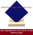 BLUE 300x300mm Acrylic Sheet 2mm Blue Plastic Sheet 2mm Thickness  Acrylic Sheet Cutting Size 12×12 Inch 2mm Blue Acrylic Plexiglass 12x12 Inch Acrylic Sheet Blue Perspex Acrylic Sheet. 