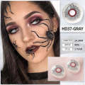 Halloween Exclusive HD37 Ghost Eye color contact LENS Color Contact Lenses Halloween Makeup Cosmetic Contactlen COMICPARTY.1pair HD37 Ghost Eye  Halloween Contact Lense With Regular Kit Box. 