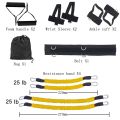 1 Set Resistance Band Boxing Muay Training Stretching Strap Set Gym Workout Fintess Exercises Waist Leg Strength Training BeltFitness Accessories.