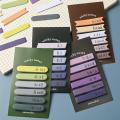Sticky Index Tabs Index Tabs Page Marker Sticky Notes Morandi.