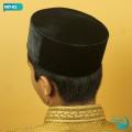Black Color Beautiful Color Islamic Items Indonesian Round Makmal Tupi For Men || One Color Tupi || Cap For Men || Indonesia Hat For Men. 