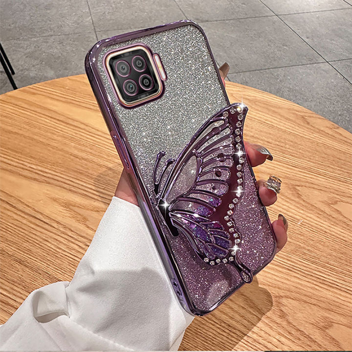 For%20OPPO%20F21%20Pro%20F19%20F19%20Pro%20F17%20F17%20Pro%20F15%20Casing%20case%20with%203D%20Flowing%20Sand%20Diamond%20Butterfly%20Stand%20Luxury%20Slim%20Gradient%20Plating%20Glitter%20Girls%20Stylish%20Back%20Cover%20Clear%20Soft%20Silicone%20Protective%20Cases%20Pouch%20-%20Image%204