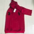 Understated -Craftsmanship and Trendy -Ralph Lauren Men's Custom Slim Fit Single Big Pony Embroidered Hoodie- Progressively Better. 