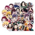 【The road to happiness Store】Demon Slayer Kimetsu no Yaiba Sticker Tanjirou Nezuko Agatsuma Zenitsu DIY  Waterproof Car Stickers. 