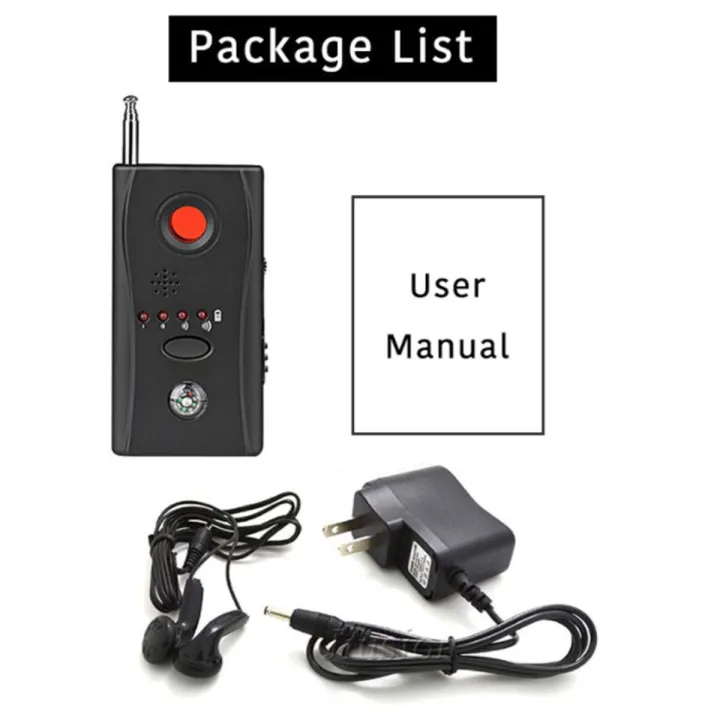 Wireless Camera Detector, Multipurpose Active Detection Function Wireless Signal Detector for Shopping Mall for Hotel