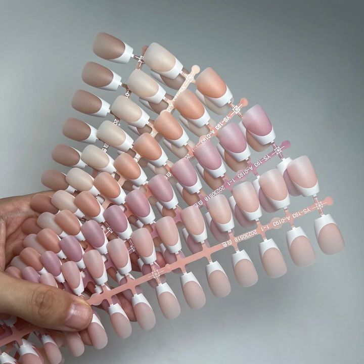 120pcs%20White%20French%20Tips%20Soft%20Gel%20Nail%20Tips%20Short%20Coffin%20Press%20on%20Nail%20Manicure%20Semi-finished%20Products%20for%20Nail%20Extension%20System%20-%20Image%205