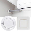 ECHIDNA Wall Duct Cover Adhesive Convenient Wall Split Flange Hole Escutcheon.