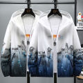 Sun Protection Clothing Men's Ice Silk Breathable Jacket Summer UV Protection Quick-Drying Wind Shield Jacket Sunshade Fishing Sun-Proof Clothes. 