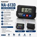 Taksun TS 613A Digital Table Clock with Calendar Display Stopwatch and Car Mount Option.