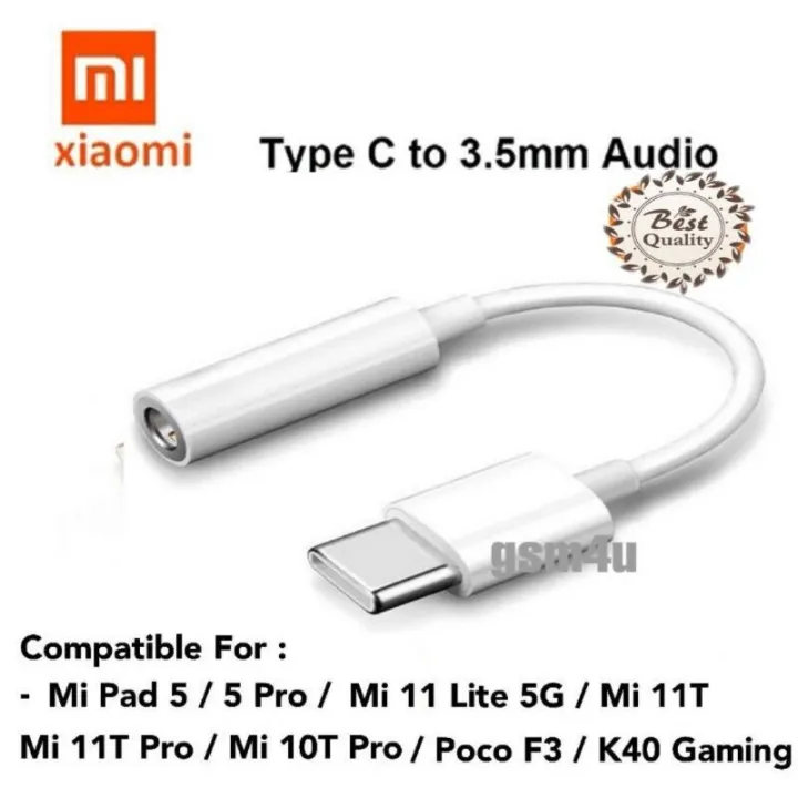 Xiaomi%20Mi%20Pad%205%2011T%20Pro%2010T%209%20Poco%20F3%20K30%20Audio%20Gaming%20Adapter%20Earphone%20USB%20Type%20C%202%20in%201%20Converter%20Music%20Fast%20Charging%20-%20Image%203