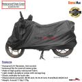 Water Resistant Universal Bike Dust Cover With Storage Bag(7 Feet) -Black & Blue (Premium Quality)).