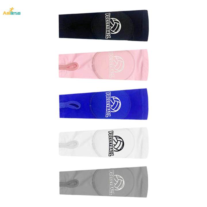 2Pcs%20Volleyball%20Arm%20Sleeve%20Gloves%20Basketball%20Wrist%20Support%20for%20Gaming%20Black%20-%20Image%207