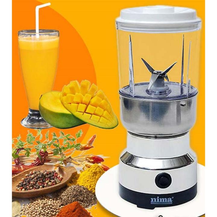 Nima 2 in 1 Electric Spice Grinder & Juicer – Silver good quality