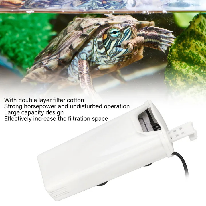 Turtle%20Tank%20Water%20Filter,%20US%20Plug%20110-120V%20Reptiles%20Turtle%20Filter%20Low%20Water%20Level%20for%20Low%20Density%20Rearing%20Tanks%20-%20Image%202