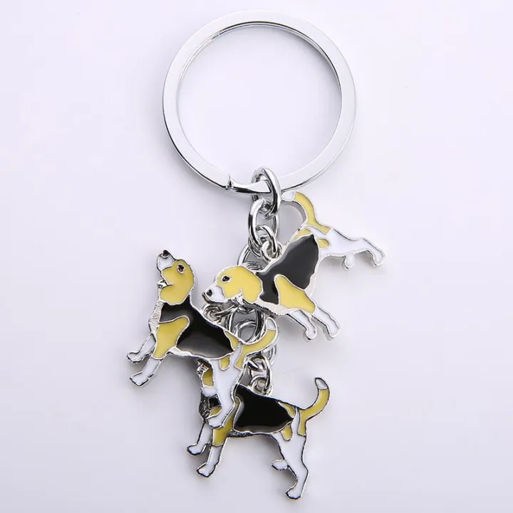 Cartoon%20Bichon%20Frise%20Dog%20Keychain%20Cute%20Animal%20Key%20Chain%20car%20Keyring%20Women%20Bag%20pendant%20Jewelry%20For%20Women%20-%20Image%202
